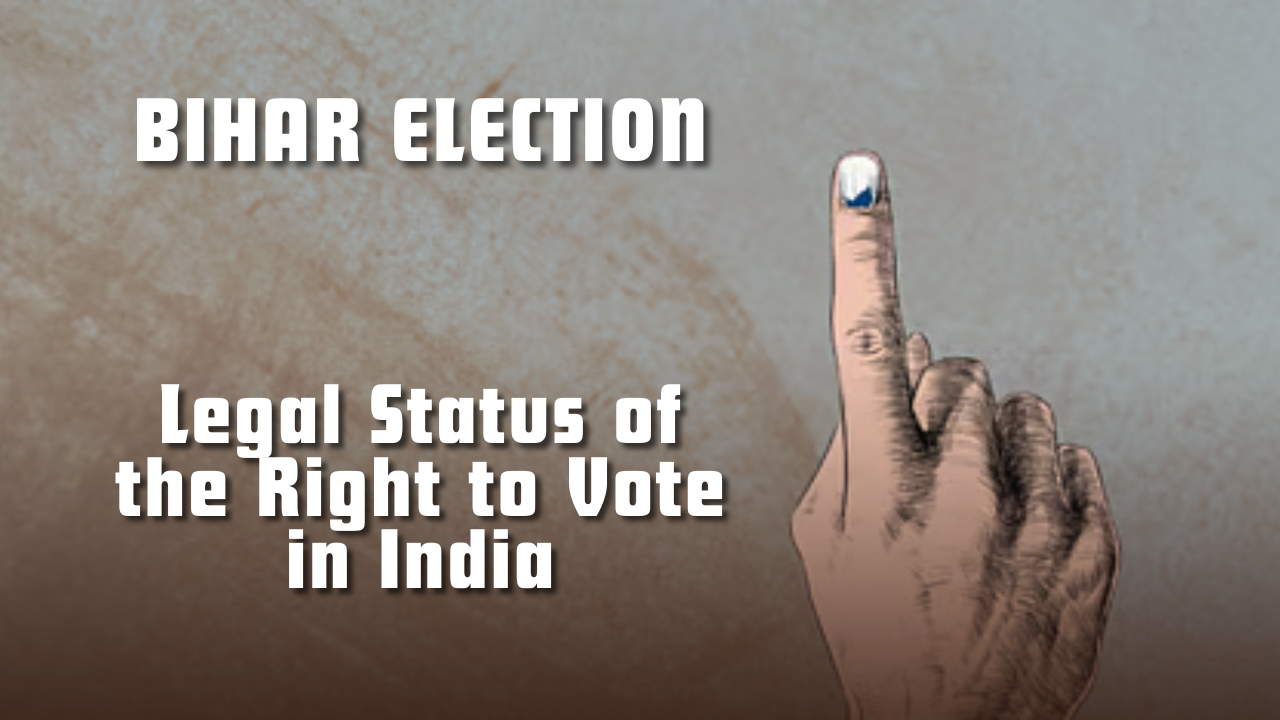 Legal Status of the Right to Vote