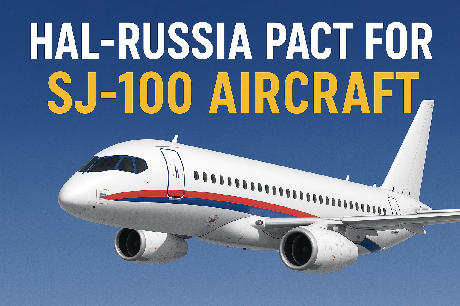 HAL-Russia Pact for SJ-100 Aircraft