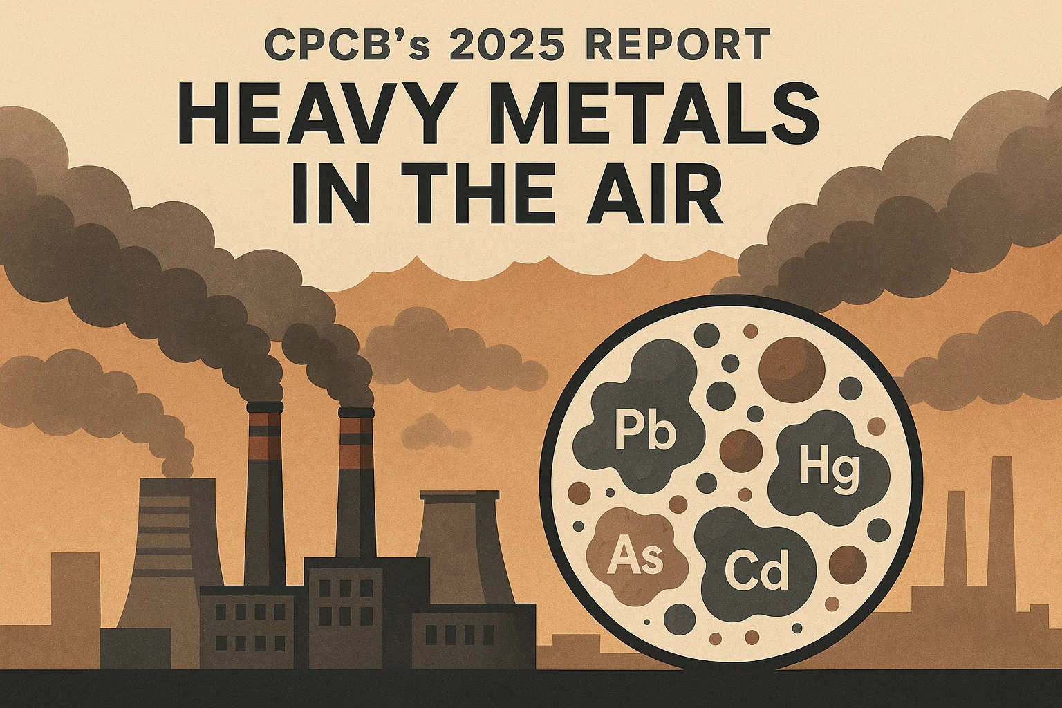 CPCB’s 2025 report : Heavy Metals in the Air