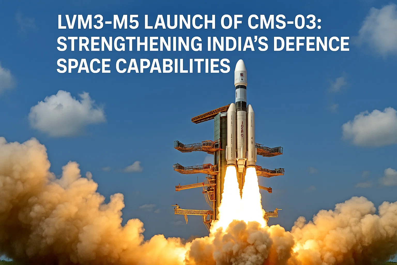 LVM3-M5 Launch of CMS-03: Strengthening India’s Defence Space Capabilities