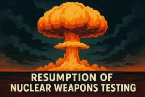 Resumption of Nuclear Weapons Testing