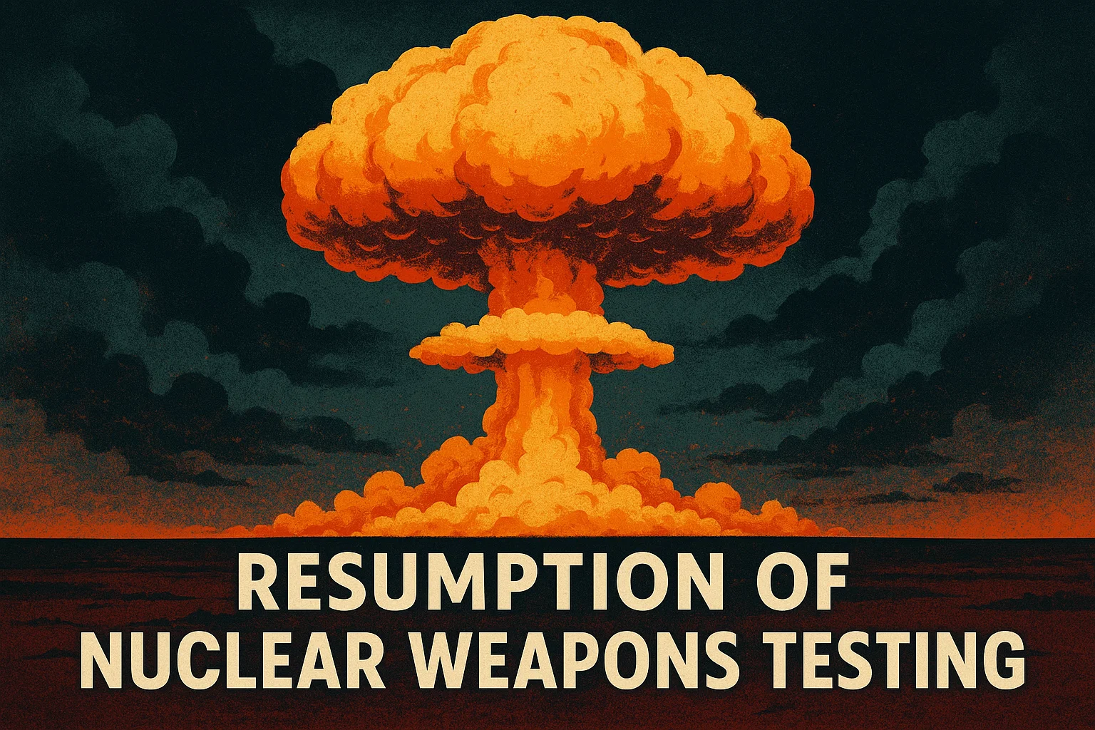 Resumption of Nuclear Weapons Testing