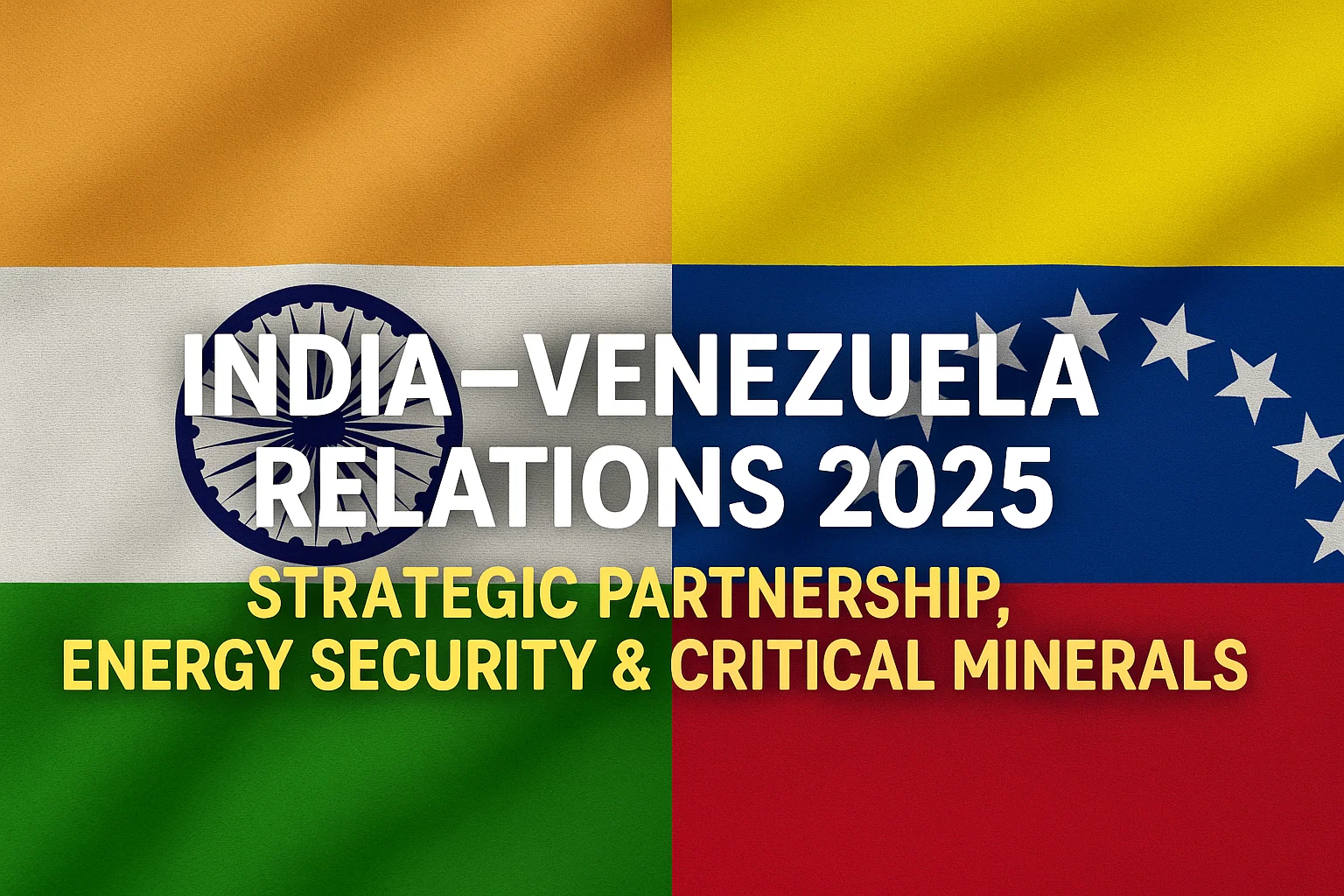 India–Venezuela Relations 2025: Strategic Partnership, Energy Security & Critical Minerals