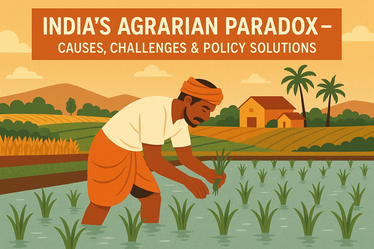 India’s Agrarian Paradox – Causes, Challenges & Policy Solutions