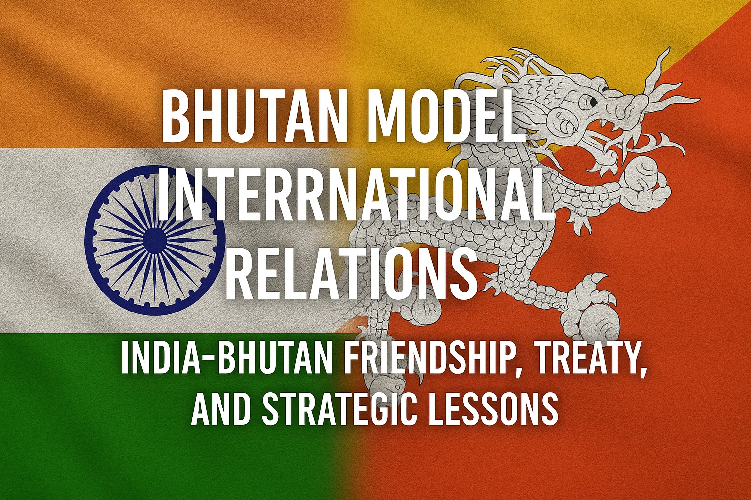 Bhutan Model in International Relations: India-Bhutan Friendship, Treaty, and Strategic Lessons