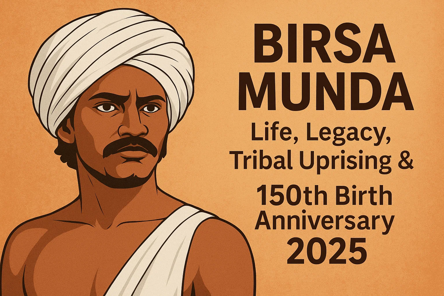 Birsa Munda: Life, Legacy, Tribal Uprising & 150th Birth Anniversary 2025