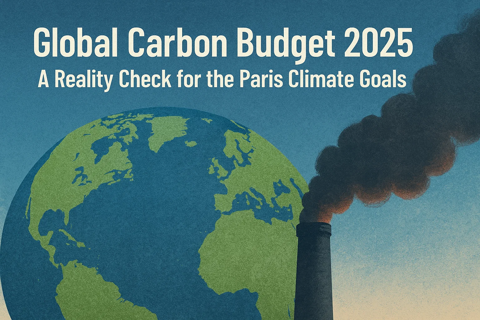 Global Carbon Budget 2025: A Reality Check for the Paris Climate Goals