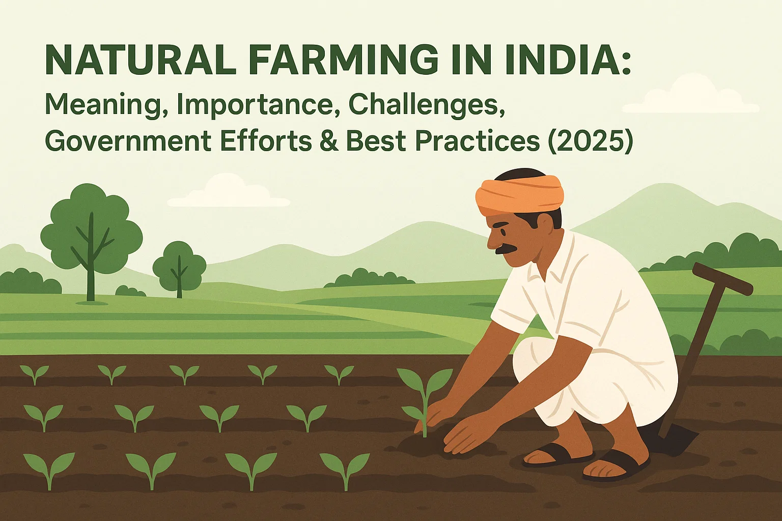 Natural Farming in India: Meaning, Importance, Challenges, Government Efforts & Best Practices (2025)