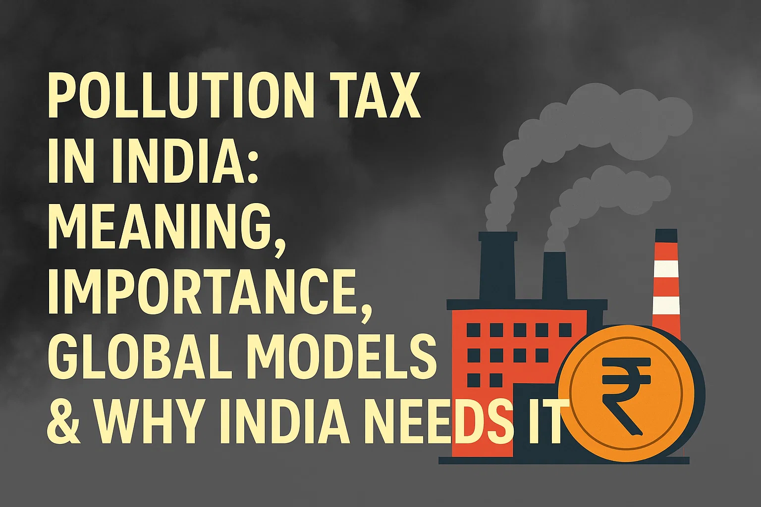 Pollution Tax in India: Meaning, Importance, Global Models & Why India Needs It