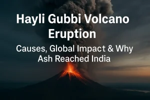 Hayli Gubbi Volcano Eruption: Causes, Global Impact & Why Ash Reached India