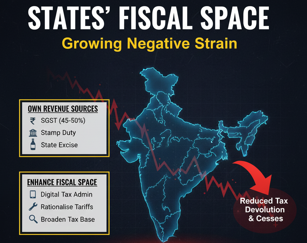 States Fiscal Space Faces Growing Negative Strain