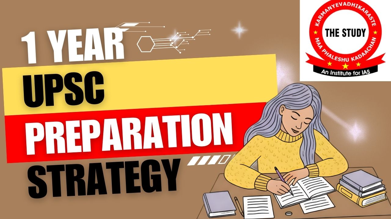 1-Year UPSC Preparation Strategy