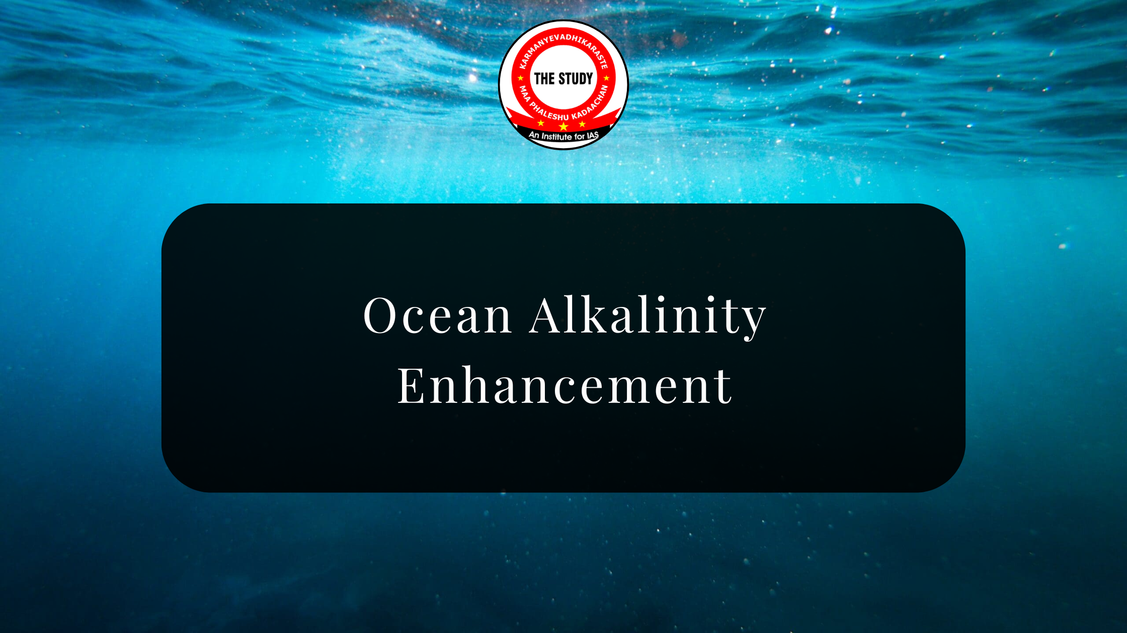 Ocean Alkalinity Enhancement